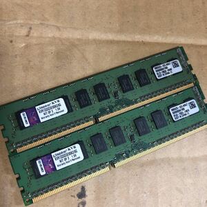 (321)Kingston KVR1333D3E9SK2/8G DDR3-1333 4GB× 2枚