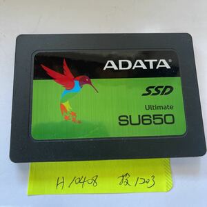 使用時間10408H/ADATA SSD 480GB SU650 SATA 6Gbps / ASU650SS-480GT