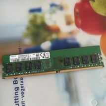 （607）SAMSUNG 8GB 1Rx8 PC4-2133P-UA1-10 DDR4 デスクトップパソコン用メモリ　サムスン_画像1