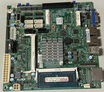 【中古】Superｍicro X10SBA Celeron J1900 オンボード 4GBメモリ1枚 I/Oパネル付属（形状違い）/ Mini-ITX_画像3