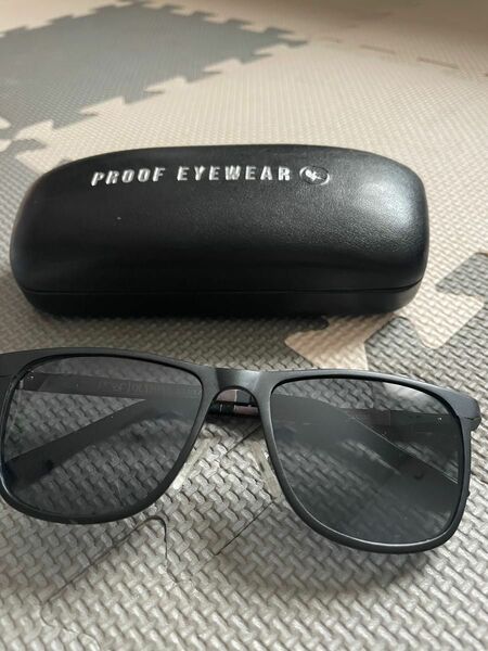 proof eyewear プルーフ　偏光レンズ　サングラス　メンズ　ケース付き