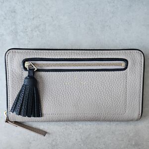 長財布 kate spade ラウンドファスナー長財布