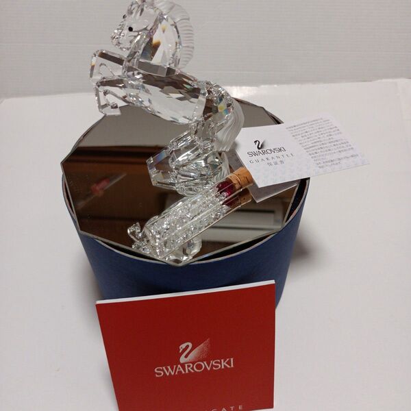 スワロフスキー置物 ホースシルバー SWAROVSKI
