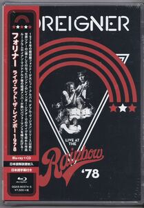 フォリナー 「ライヴ・アット・ザ・レインボー1978【初回限定盤Blu-ray+CD】」 Foreigner / Live at the Rainbow 1978 Lou Gramm