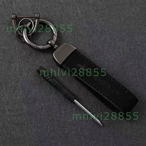 * Chevrolet CHEVROLET* black * car key holder alcantara material car key chain key ring lost prevention kalabina clip 
