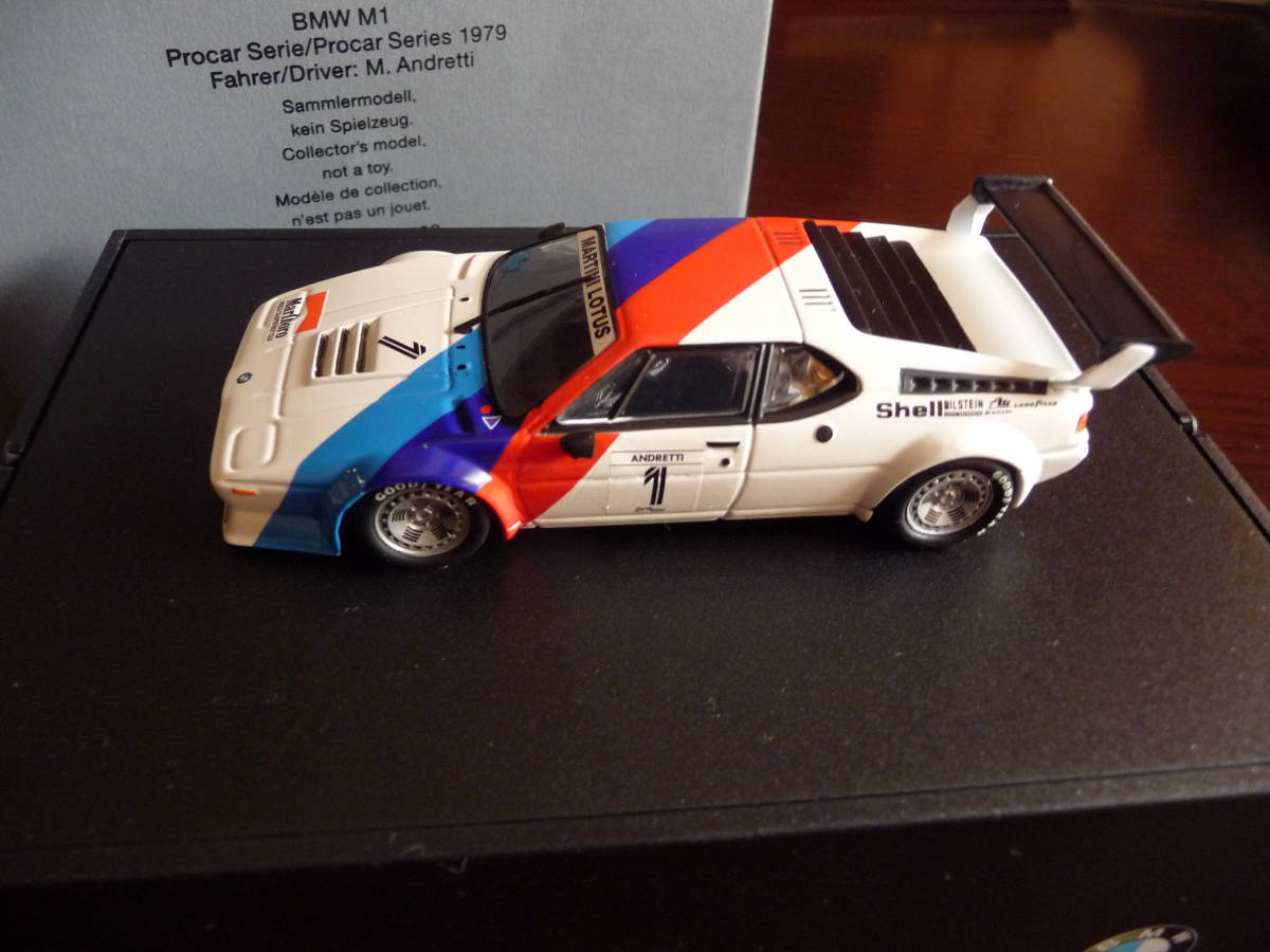 □ ディーラー特注 ミニチャンプス製1/43 BMW M1 Procar 1979