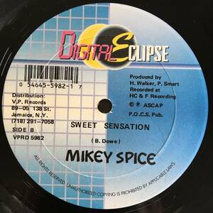 Mikey Spice / Sweet Sensation　[Digital Eclipse - VPRD 5982]