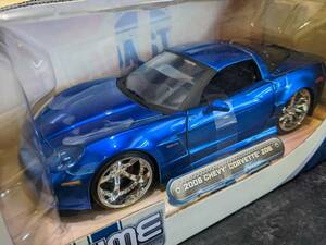 Jada Toysjada toys BIG TIME MUSCLE[1/24 2006 CORVETTE Z06 blue Corvette Z06 concept minicar ]