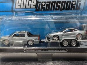 [ unopened goods ]Maisto[ 1/64 All Stars elite transport 2007 Cadillac Escalade EXT/Mercedes Benz SL 55 AMG ]