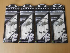 ★オークリー★GOLF GLOVE 6.0★FOS900974★24cm★4枚★ホワイト★新品★