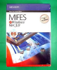 [3330] mega soft MIFES for Windows95 3.0 CD version new goods my fesMulti File Screen Editor multi file screen Editor PC-98 possible 