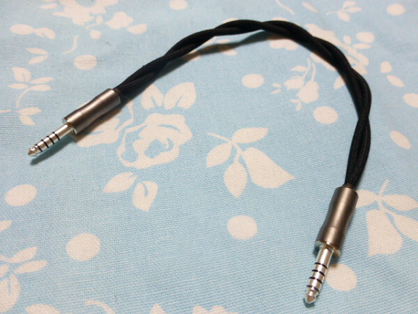 4.4mm5極 - 4.4mm5極 ライン入力ケーブル BELDEN 1804a 八芯構成 20cm トープラ販売 銀メッキ ZEN DAC ZEN CAN BD20 BA2 R2R2000 DX220MAX