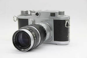 【訳あり品】 ミノルタ Minolta-35 Model II 三協光機 Komura 105mm F3.5 レンジファインダー カメラ C7801