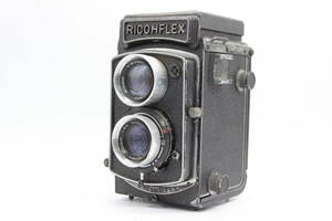 【訳あり品】 リコー Ricohflex Riken 8cm F3.5 二眼カメラ C8007