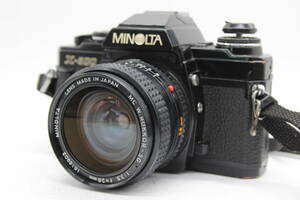 【返品保証】 ミノルタ Minolta X-500 ブラックボディ MC W.Rokkor-SG 28mm F3.5 ボディレンズセット C8013