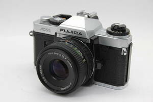 【返品保証】 フジフィルム Fujifilm FUJICA AX-1 X-Fujinon 55mm F2.2 ボディレンズセット C8878