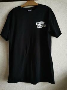 □　 Pestle＆Mortar　Tシャツ　黒　【M】
