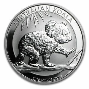[保証書・カプセル付き] 2016年 (新品) オーストラリア「コアラ」純銀 1オンス 銀貨