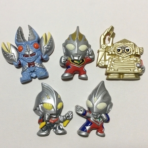 送料１４０円～ ５個※べたつきあり くっつくんです ウルトラマンコスモス ウルトラマンネクサス ティガ ウルトラマンガイア バルタン星人 