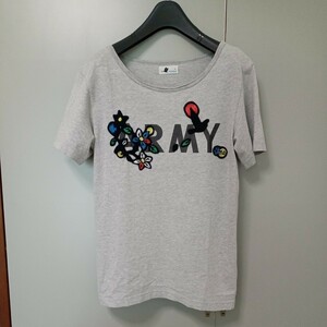  名作★日本製★miraco★ARMY of me 刺繍Tシャツ ★ミラコ カットソー