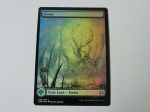 MTG 美品 【森（フルアートFOIL）】 （コモン） ファイレクシア：完全なる統一 ONE 英 50枚迄