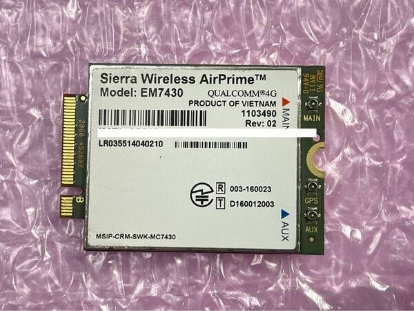 Sierra wireless AirPrime EM7430 WWANカード