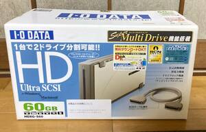 [未使用品] IO DATA HDXG-S60 Ultra SCSI ハードディスクドライブ 60GB