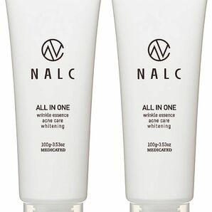 NALC オールインワンジェル 肌荒れ ニキビ 美白 保湿 化粧水 乳液 美容液 クリーム 医薬部外品 (100g×2本セット)