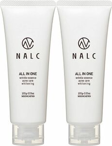 NALC オールインワンジェル 肌荒れ ニキビ 美白 保湿 化粧水 乳液 美容液 クリーム 医薬部外品 (100g×2本セット)