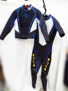 World Dive ワールドダイブ メンズ ウエットスーツ 厚さ3mm 着丈約137cm 管理5K0626Tc-H13