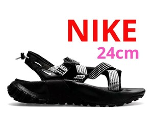  новый товар коробка с биркой * немедленная уплата возможно *NIKE ONEONTA SANDAL черный 24cm Nike oni on tao neon ta сандалии спортивные туфли Japan стандартный товар fes