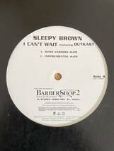 Sleepy Brown feat. Outkast - I Can't Wait (12, Promo) US Original_画像3