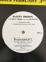 Sleepy Brown feat. Outkast - I Can't Wait (12, Promo) US Original_画像2