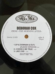 Deborah Cox - From The Morning After (12, Album Sampler) Dj Use Only Remix