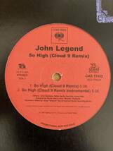 John Legend Featuring Lauryn Hill - So High (Cloud 9 Remix) (12, Promo) US Original_画像2