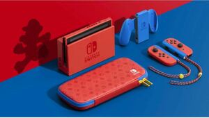 美品 Nintendo Switch マリオレッド×ブルー セット ニンテンドースイッチ本体 スーパーマリオ　新品未開封　限定