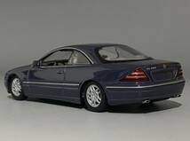 Minichamps 1/43 Mercedes Benz CL500 Coupe Azurit Blue 1999 C215 ◆ Black Box | Limited Edition ◆ ミニチャンプス 430 038025_画像3