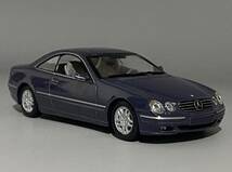 Minichamps 1/43 Mercedes Benz CL500 Coupe Azurit Blue 1999 C215 ◆ Black Box | Limited Edition ◆ ミニチャンプス 430 038025_画像1