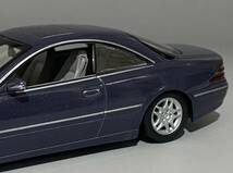 Minichamps 1/43 Mercedes Benz CL500 Coupe Azurit Blue 1999 C215 ◆ Black Box | Limited Edition ◆ ミニチャンプス 430 038025_画像7