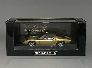 Minichamps 1/43 Lamborghini Miura P400 Orca Gold 1966 ◆ Black Box | Limited Edition ◆ ミニチャンプス 430 103001