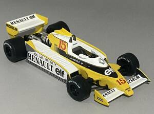 1/43 F1 Renault RS10 1979 Jean-Pierre Jabouille #15 ◆ Winner 1979 French Grand Prix Dijon-Prenois ◆ Renault-Gordini 1.5 V6 Turbo