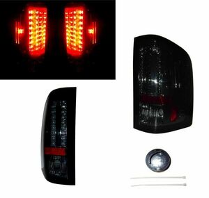  Chevrolet Silverado pick up latter term LED smoked tail lamp left right NEWSTYLE specification reflector tail light winker 