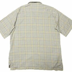 ★SON OF THE CHEESE★半袖チェックシャツXL/サノバチーズオープンカラーシャツ開襟シャツSC2110-SH11 3/4 Length Shirtの画像2
