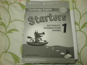 Cambridge English Starters 1 for Revised Exam from 2018 Answer Booklet: Authentic Examination Papers (Cambridge Young cliclpost164