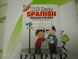 Color & Learn Easy Spanish Phrases for Kids (Dover Little Activity Books) CLICKPOST164
