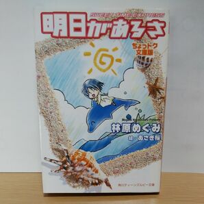 【難あり】林原めぐみ 明日があるさ ちょっトク文庫版 絵･あさぎ桜 角川ティーンズルビー文庫 平成13年4月1日初版発行