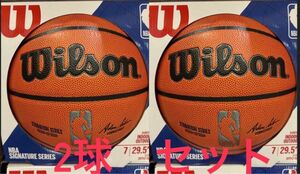  WILSON NBA Basketball Size7　ウィルソン NBA バスケットボール 7号球　2球セット　新品未使用