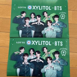*BTS* Lotte XYLITOL xylitol clear file 2 sheets 