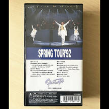 少年隊 VHSビデオ 小プログラム付『 SPRING TOUR ’92 』錦織一清 植草克秀 東山紀之 _画像5