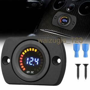 * limited amount!12V-24V LED panel digital voltage meter voltmeter gauge [b269]